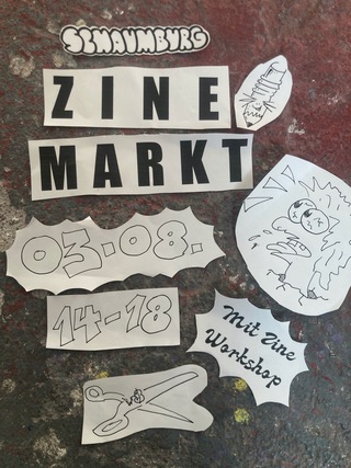 Zine Markt

03.08. // 14:00 - 18:00
Eintritt frei ;)

Wer kennt sie nicht, kleine selbstgemachte Zines sind Herz und Seele der Subkultur. Oft mit mehr Elan als Budget, dafür immer den Inhalt im Fokus. Zines sind nicht nur ein Bekenntnis zum Untergrund, sie sind die wirklich letzte Bastion der Meinungsfreiheit, entkoppelt vom Wahnsinn des Algorithmus der Tech-Dystopie.
Bei unserem ersten Zine Markt bekommt ihr nicht nur die Gelegenheit in diesen Mikrokosmos einzutauchen - ihr könnt beim Zine Workshop auch direkt ein Teil davon werden und eure eigene subversive Postille verfassen.

Teilnahme ist für Aussteller*innen wie für Besucher*innen kostenlos - über eine Spende freuen wir uns trotzdem immer ;)

Wer gerne einen kleinen Stand machen möchte kann sich per Email an info@schaumburg.co anmelden 

///

Zine Market
August 3rd // 2:00 PM - 6:00 PM
Free admission ;)

Who doesn’t love em? Small, homemade zines are the heart and soul of subculture. Often with more enthusiasm than budget, but always focused on the content. Zines aren’t just a commitment to the underground; they’re the truly last bastion of freedom of expression, decoupled from the madness of the algorithms of tech dystopia.
At our first Zine Market, you’ll not only have the opportunity to immerse yourself in this microcosm—you can also become a part of it at the Zine Workshop and write your own subversive publication.

Participation is free for both exhibitors and visitors—but we’re always happy to receive a donation ;)

If you’d like to set up a small booth, you can register by emailing info@schaumburg.co 